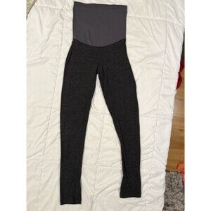 Motherhood Women XS Heather Gray Maternity Leggings Secret Fit Belly Ankle Pants